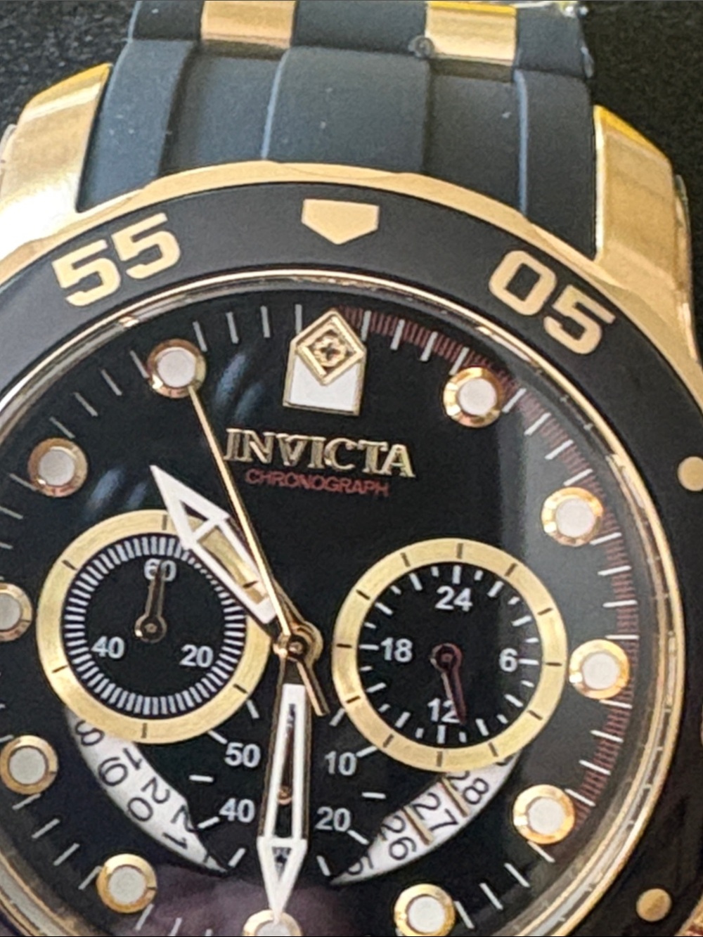 Sale today New Invicta Pro Diver SCUBA
Men's Watch - 48mm, Gold, Black - Picture 4 of 16